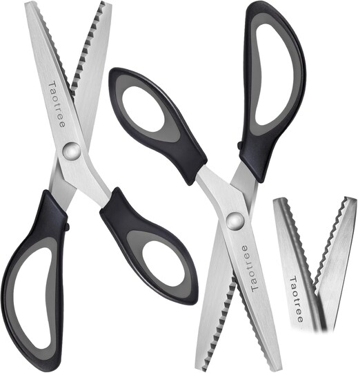 Ecloud Shop® Professional Stainless Steel Dressmaking Pinking Shears Fabric Crafts Zig Zag Cut Scissors Ecloud Shop® Professional Stainless Steel Dressmaking Pinking Shears Fabric Crafts Zig Zag Cut Scissors